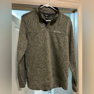 Eddie Bauer Pullovers both Size L. Light grey/darker grey